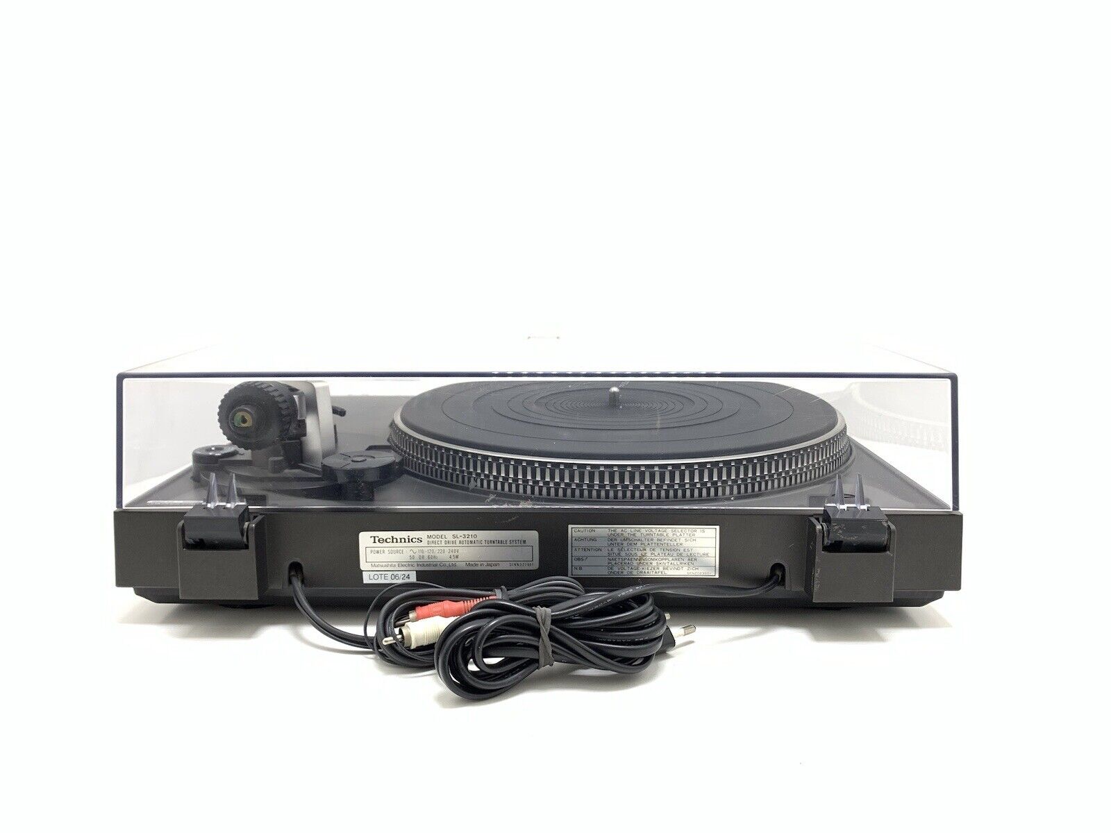 Technics SL 3210 Direct Drive SemiAutomatic Turntable VINTAGE 1978 Work GoodLook