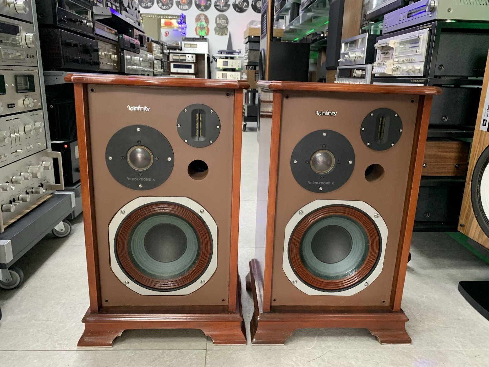 INFINITY RS 6000 EXCLUSIVE CUSTON New Box SPEAKERS 100W RMS 3 Way WORK GOOD LOOK