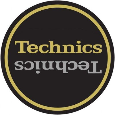 Technics Limited Edition Champion Slipmats (pair, black gold silver) 1200 Mk2