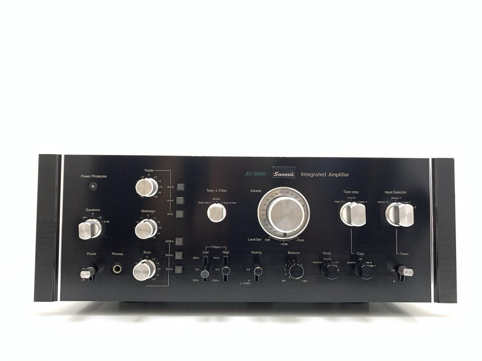 SANSUI AU-9900 RARE Stereo Amplifier 80+80 Watts RMS Vintage 1975 Work GOOD LOOK