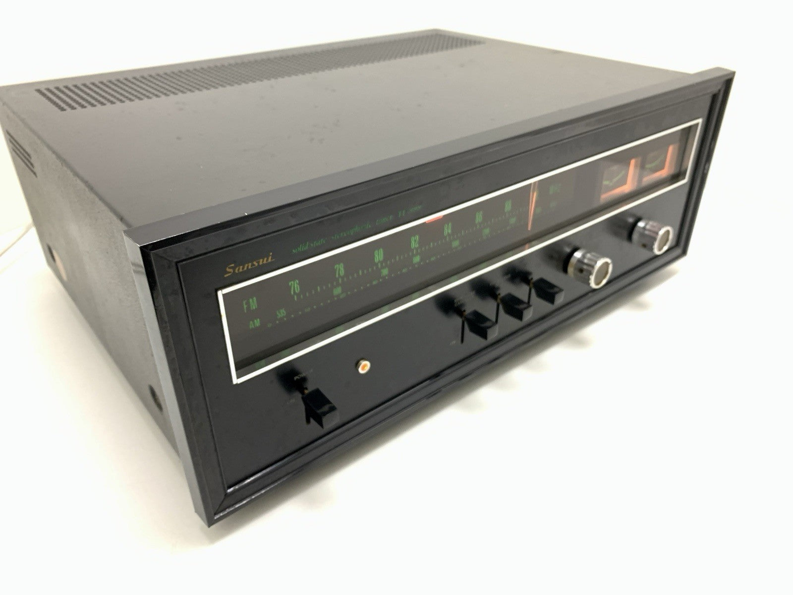 SANSUI TU 999 AM/FM Stereo Tuner Vintage 1970 High End From Japan WORK Good Look