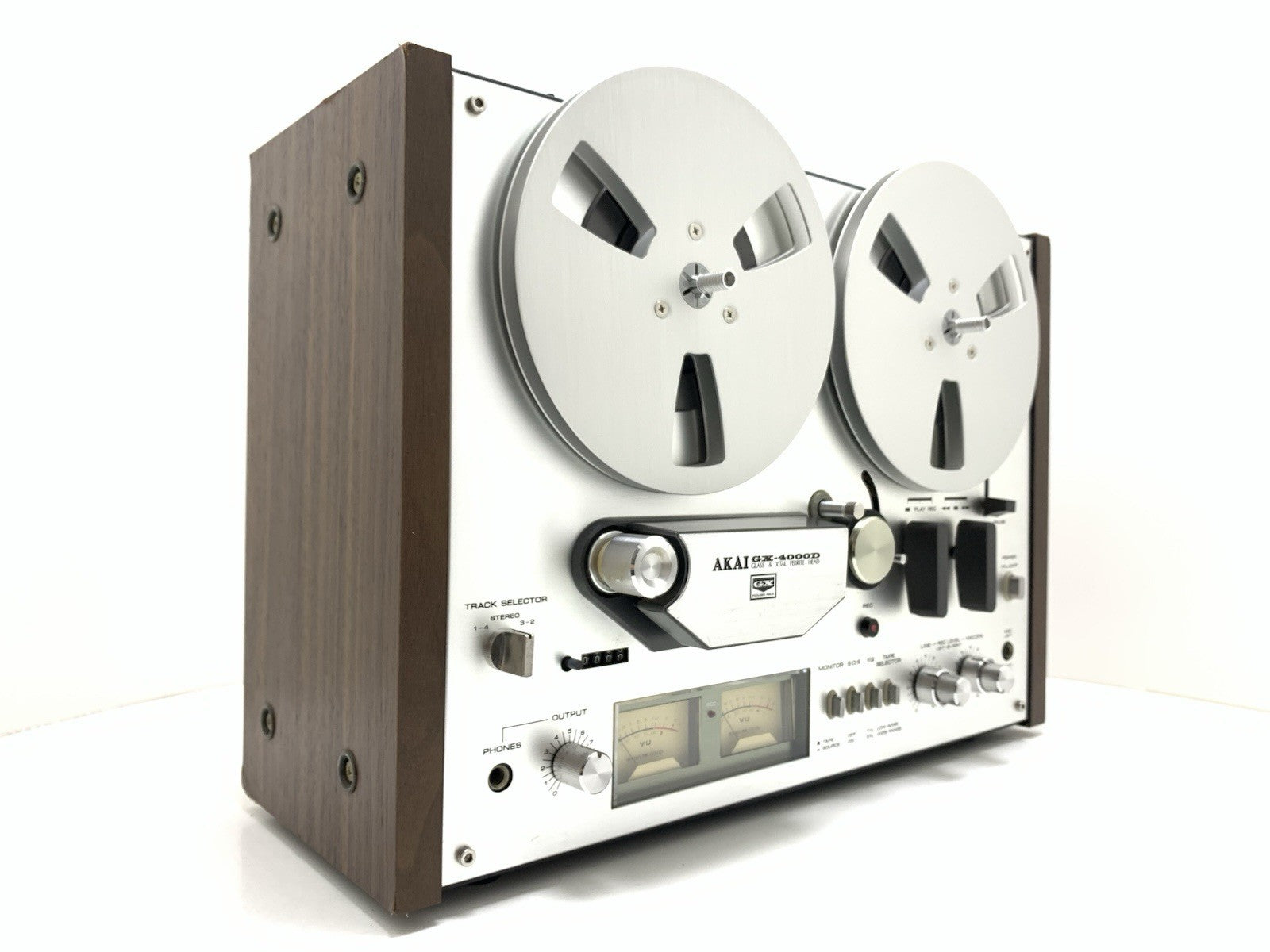 AKAI GX 4000D Reel to Reel Stereo 3Head 4 Track Tape Vintage 1976 WORK Good Look