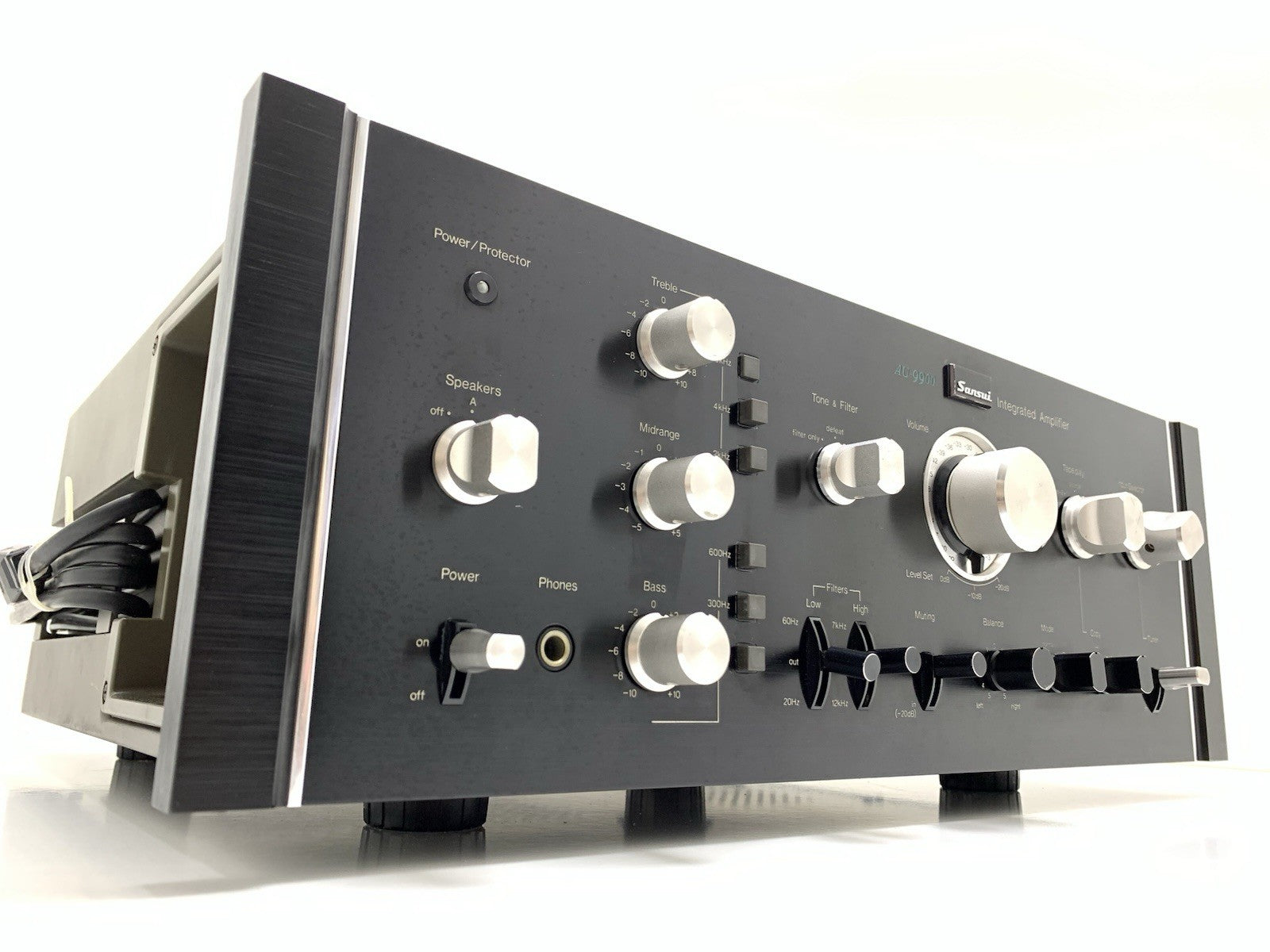 SANSUI AU-9900 RARE Stereo Amplifier 80+80 Watts RMS Vintage 1975 Work GOOD LOOK