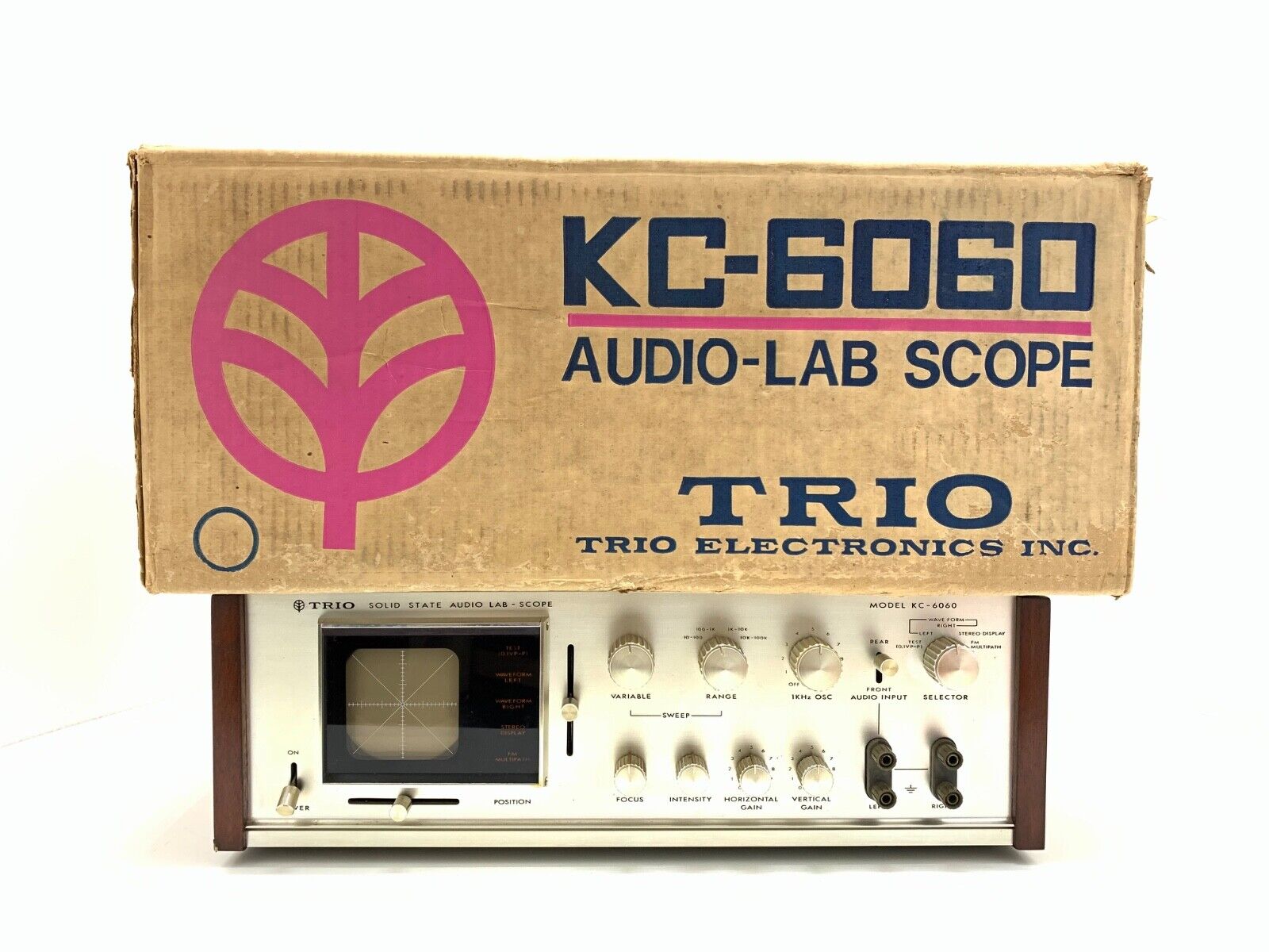 TRIO KENWOOD KC 6060 AudioLab Scope ORIGINAL BOX RARE Vintage 1970