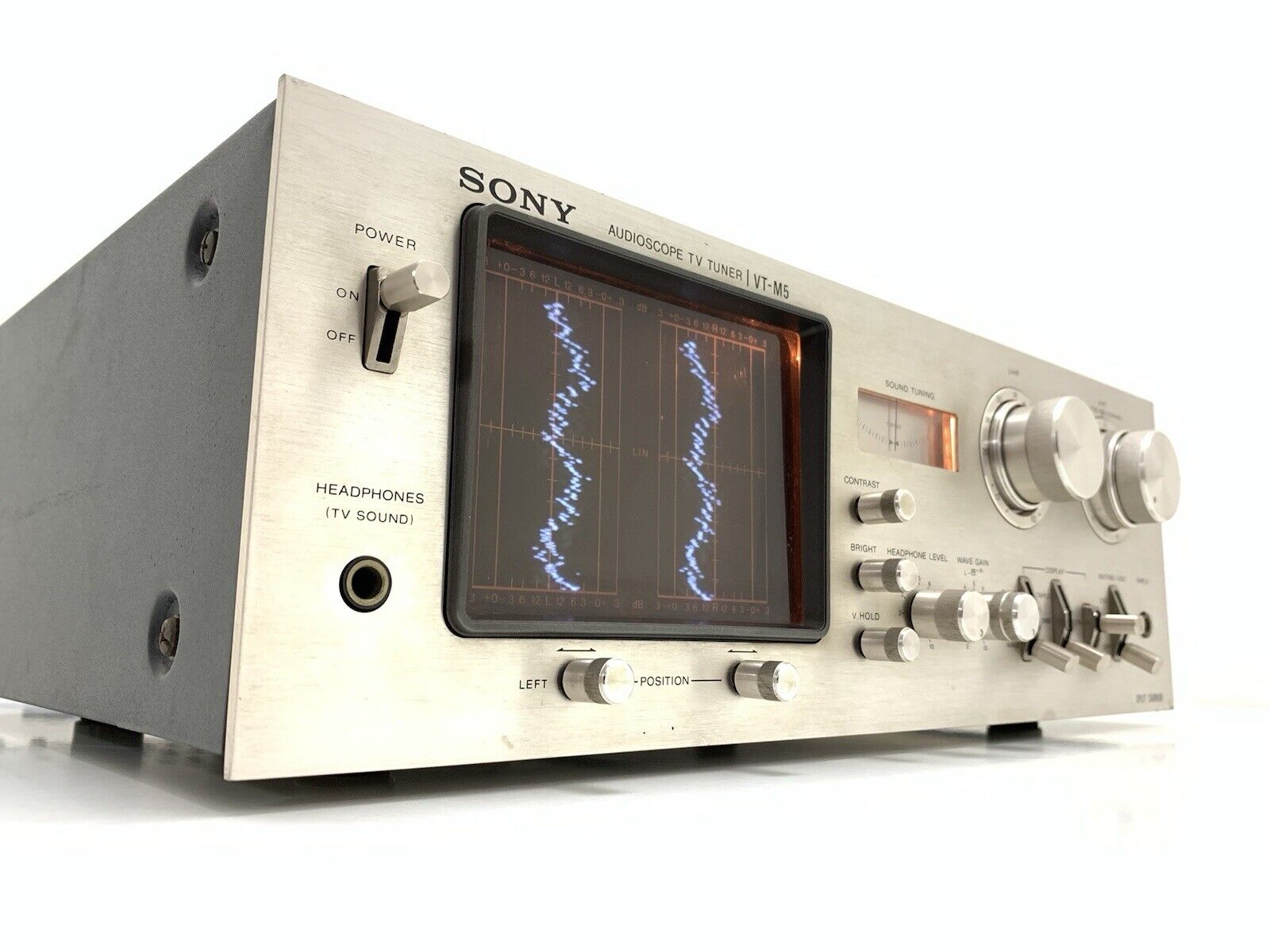 SONY AUDIO SCOPE TV TUNER VT-M5 Hi End Vintage 1977 RARE