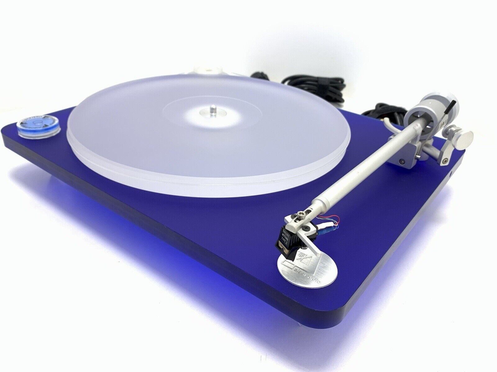 CLEARAUDIO Concept Emotion Blue Turntable with SHURE M75MB Type2 WORK Good Look