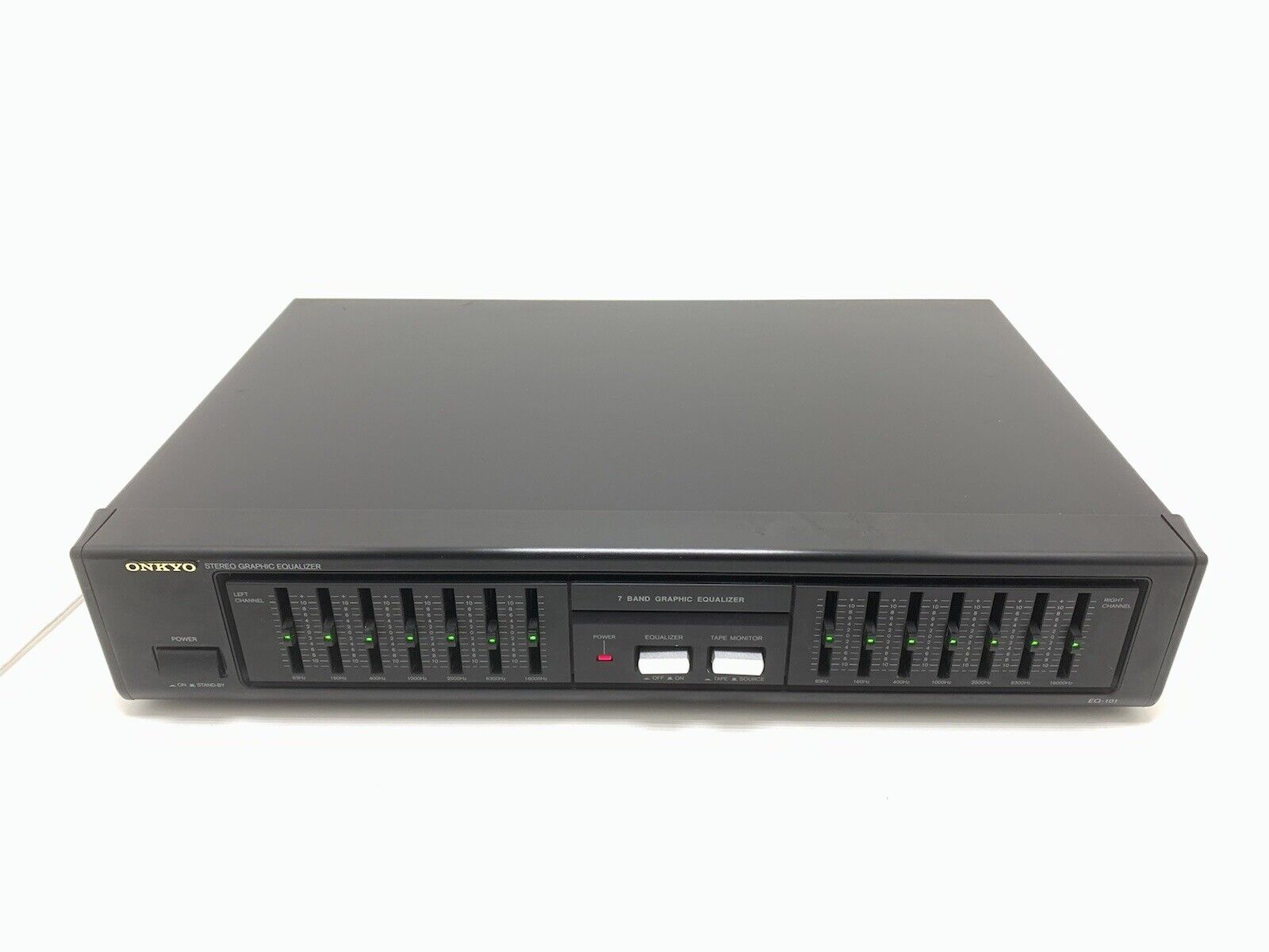 ONKYO EQ 101 Stereo Graphic Equalizer 7 Bands Vintage 1991 Work Hi Fi Good Look