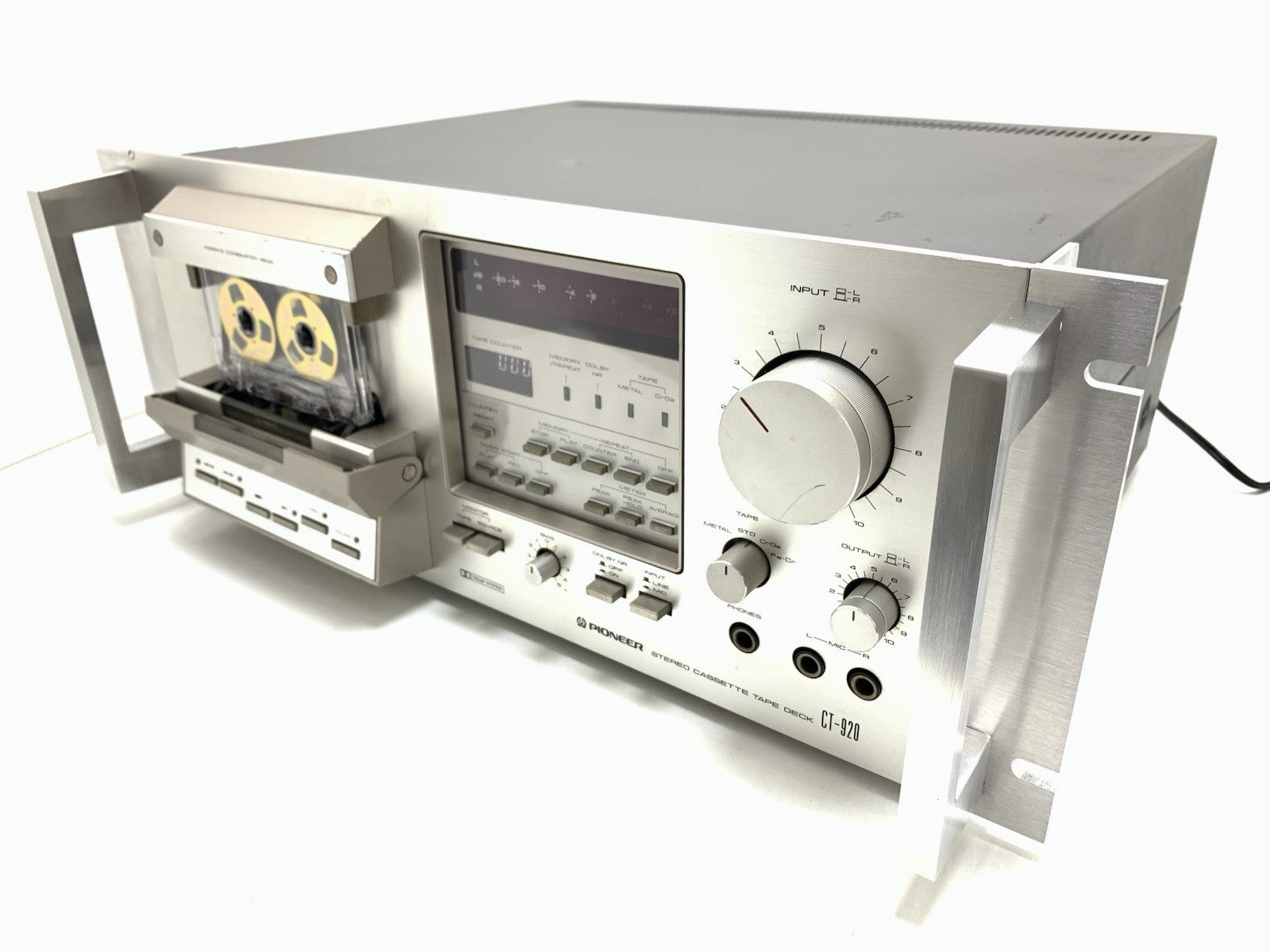 PIONEER CT 920 ( CT-F950 ) RACK 3 Head Stereo Tape Deck Cassette 1979 WORK GOOD