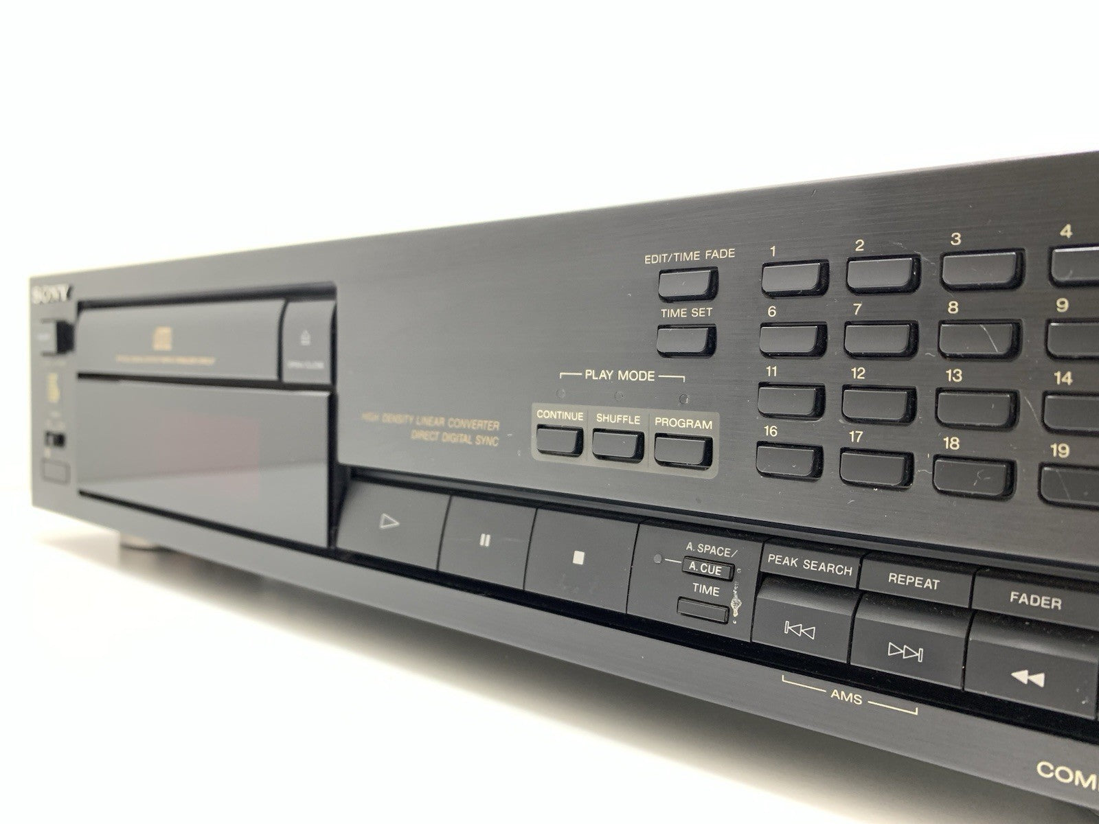 SONY CDP 791 Compact Disc CD Player HQ DAC CXD2552Q Vintage 1989 WORK Good Look