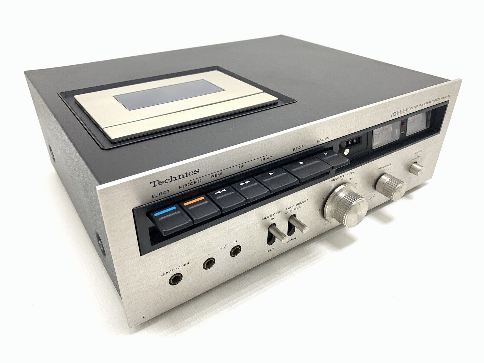 TECHNICS RS-610U Stereo Cassette Tape Deck 2 Head Vintage 1973 Working Good Look