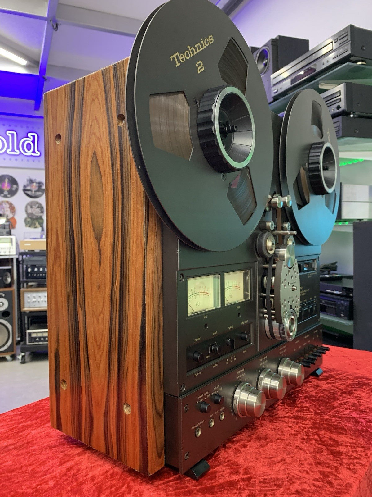 TECHNICS RS 1506U Reel to Reel 2&4 Track 10" Tape WORK w/Original BOX LIKE NEW