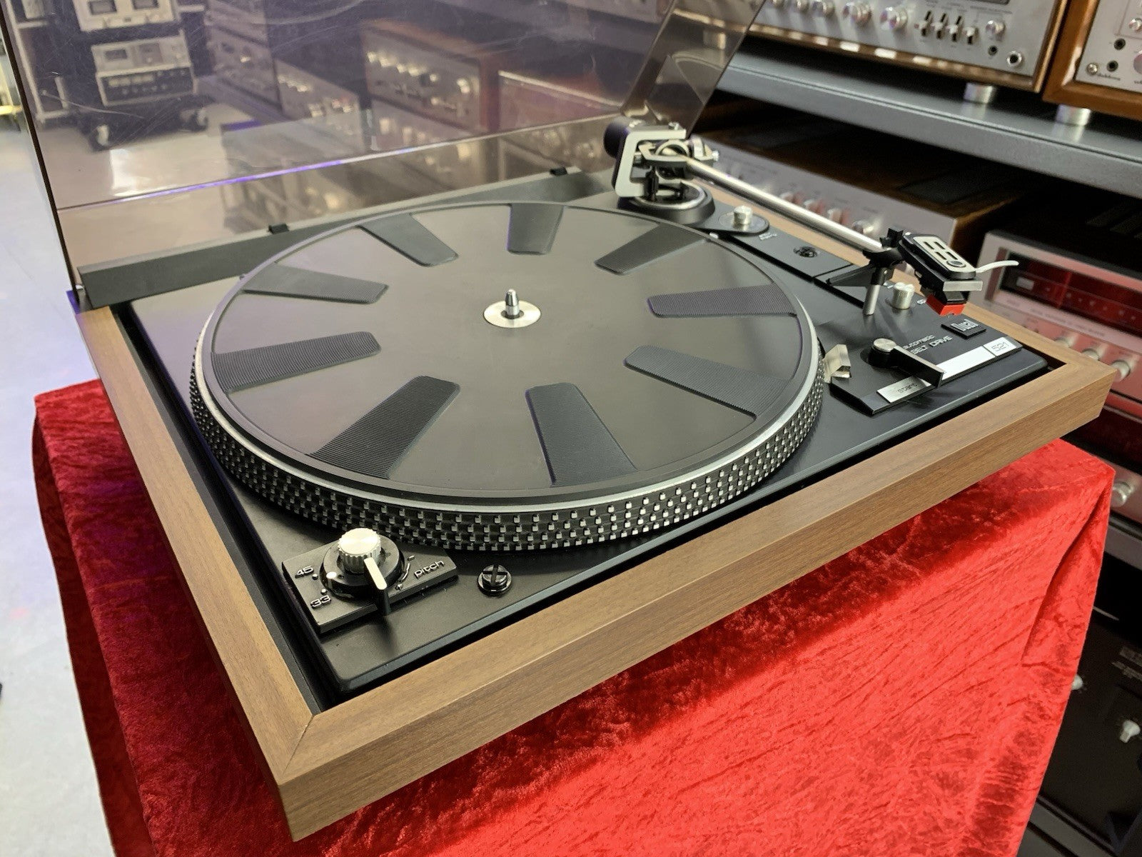 DUAL CS 521 Turntable Belt Drive 2 Speeds Automatic Vintage 1976 WORK Good Look
