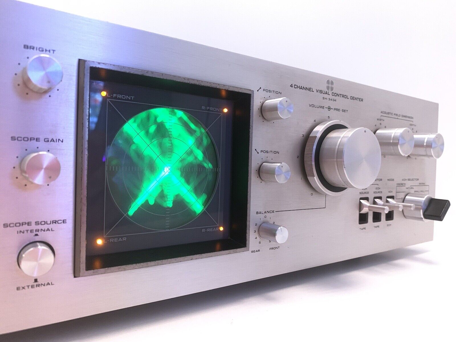 TECHNICS SH-3434 Audio Scope 4 Channel RARE Hi Fi Vintage 1973