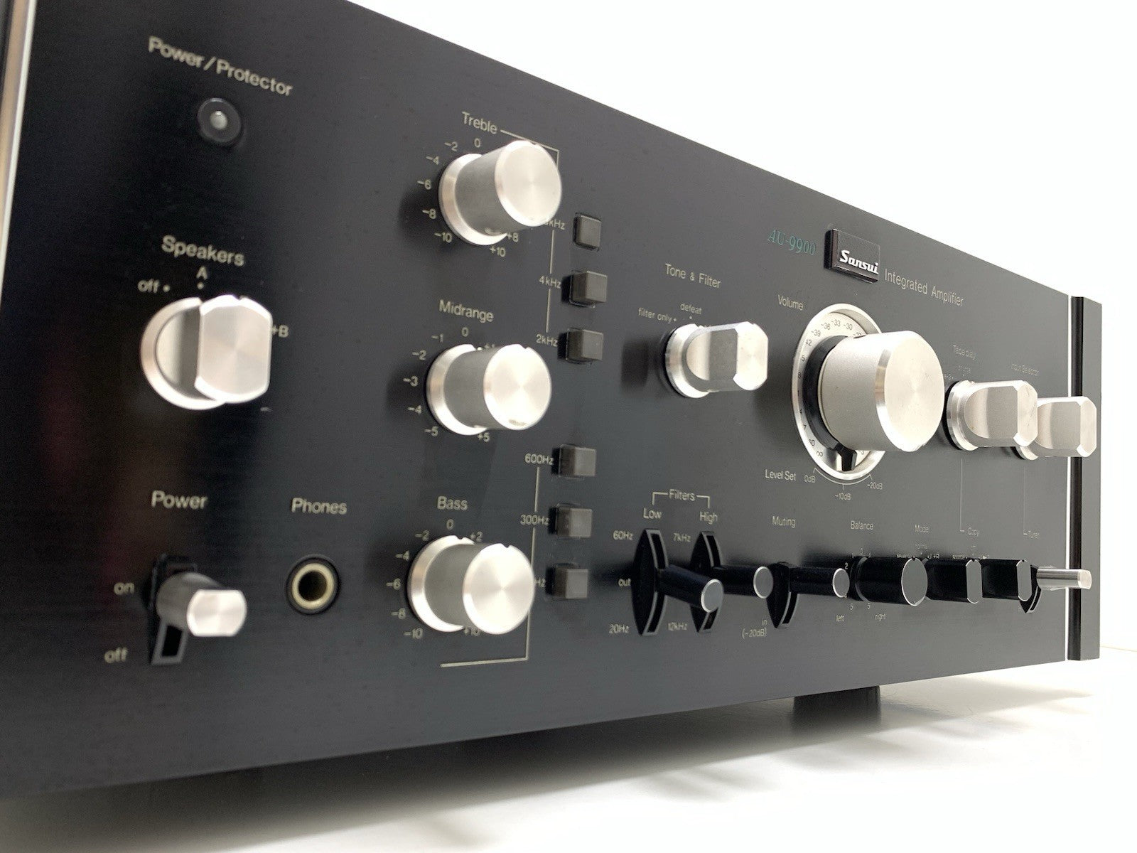 SANSUI AU-9900 RARE Stereo Amplifier 80+80 Watts RMS Vintage 1975 Work GOOD LOOK