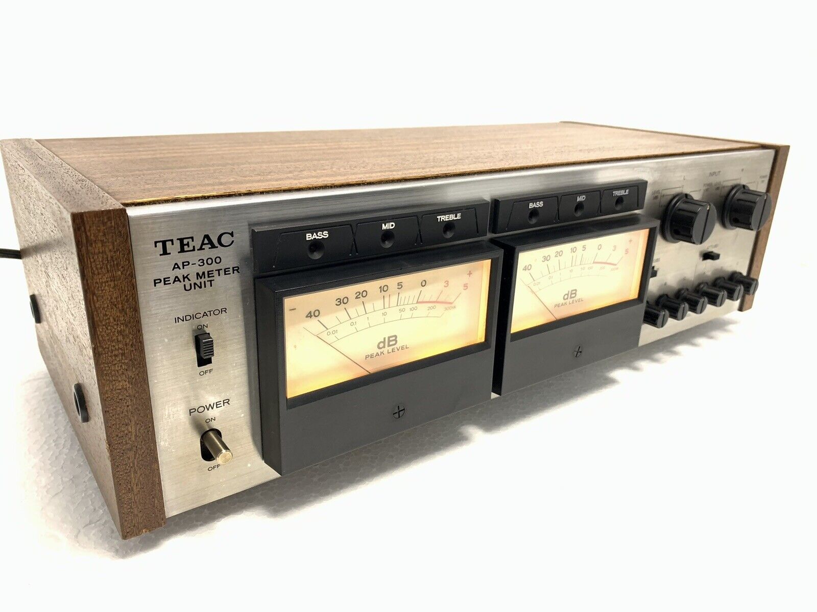 TEAC AP-300 Very RARE Peak Meter Unit Vintage 1975 Hi End WORK Perfect Like New