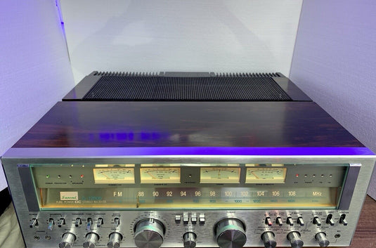 SANSUI G 22000 Stereo Receiver 220+220 Watts RMS Vintage 1978 Working Good Look