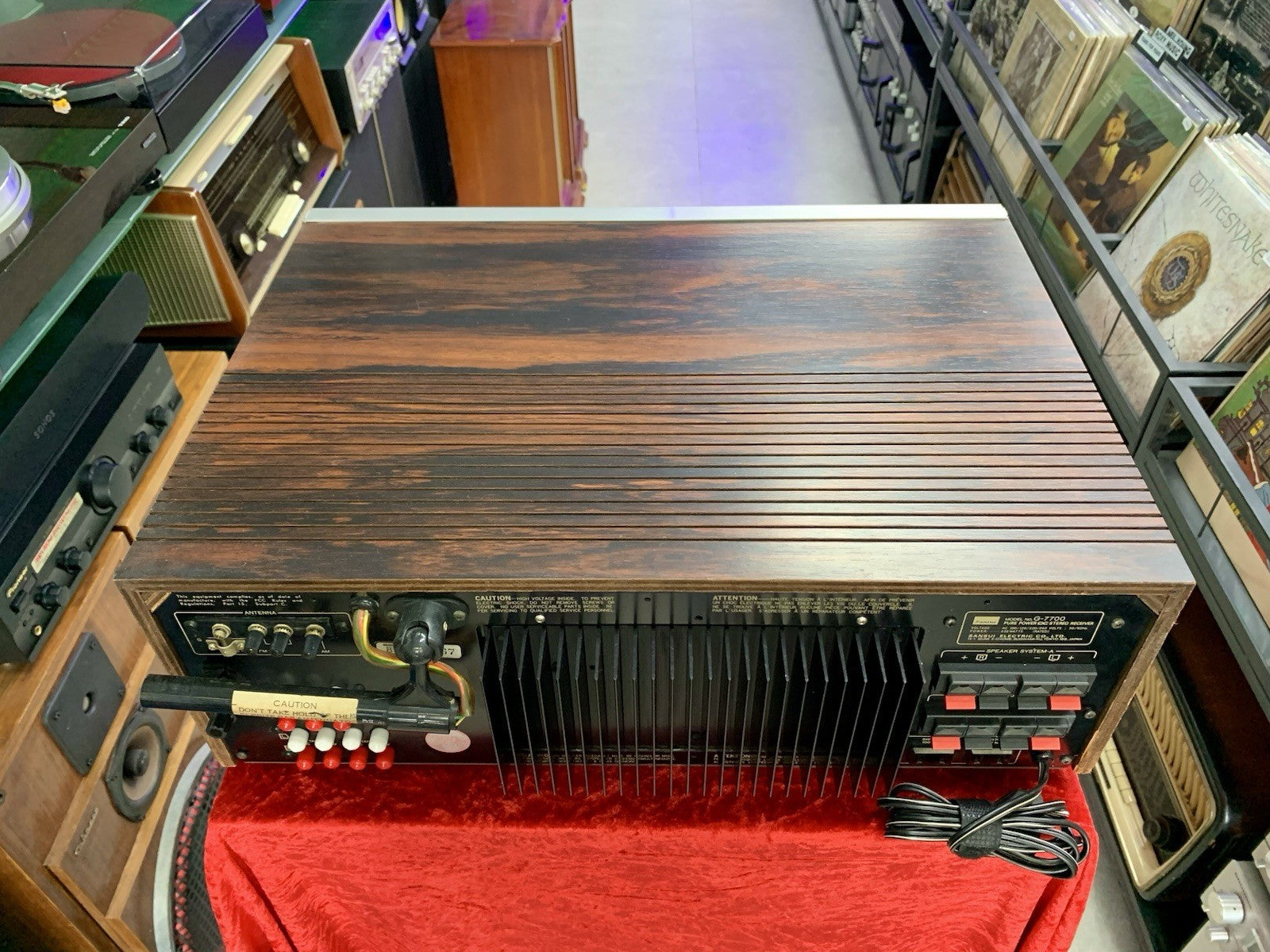 SANSUI G 7700 Top Stereo Receiver 2 X 120 Watts RMS Vintage 1979 WORK GOOD LOOK