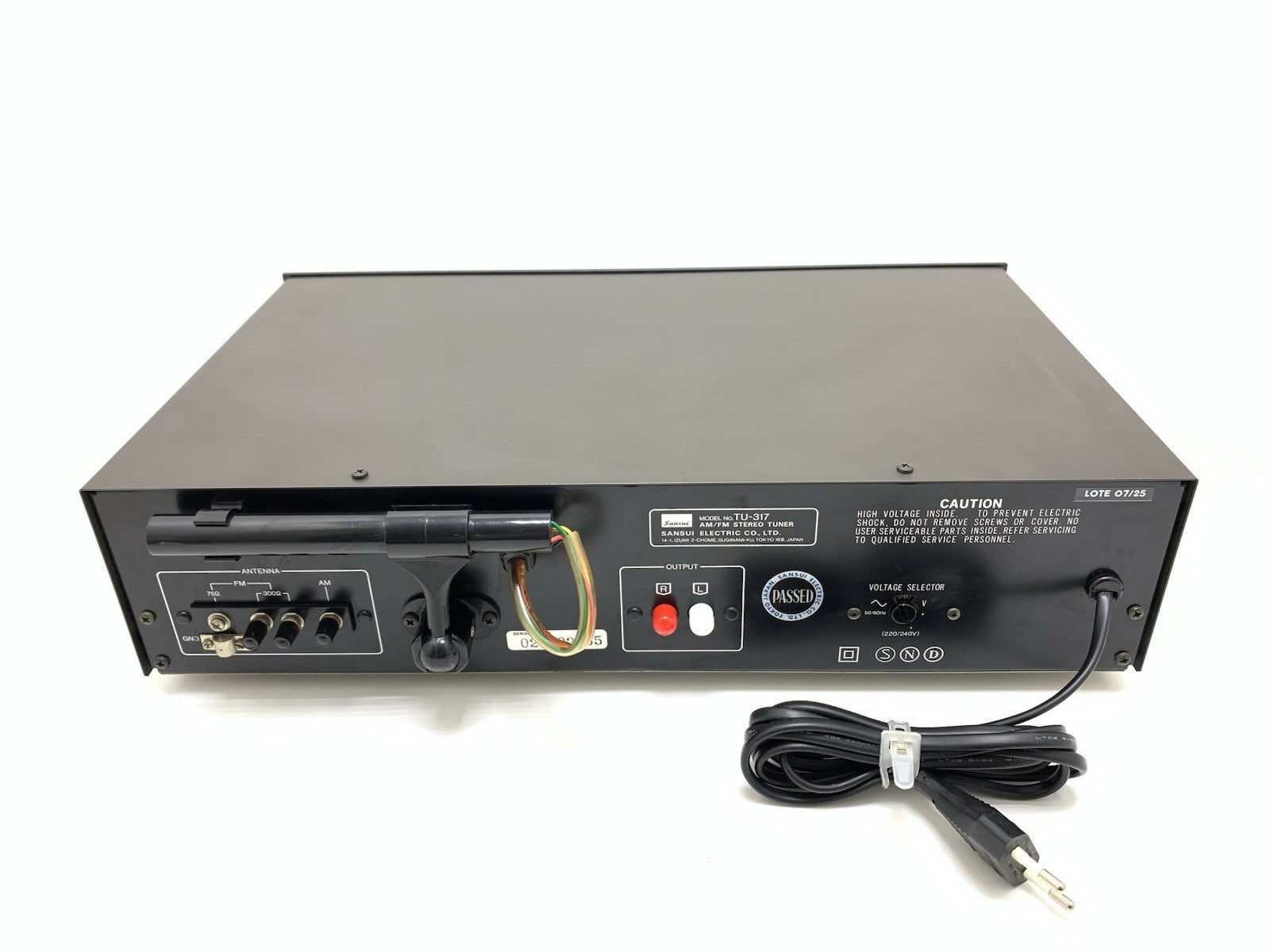 SANSUI TU 317 AM/FM Stereo Tuner Vintage 1978 High End Working 100% Good Look