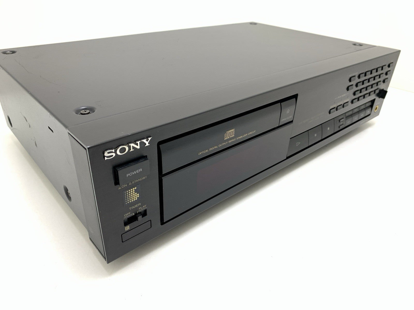 SONY CDP 791 Compact Disc CD Player HQ DAC CXD2552Q Vintage 1989 WORK Good Look