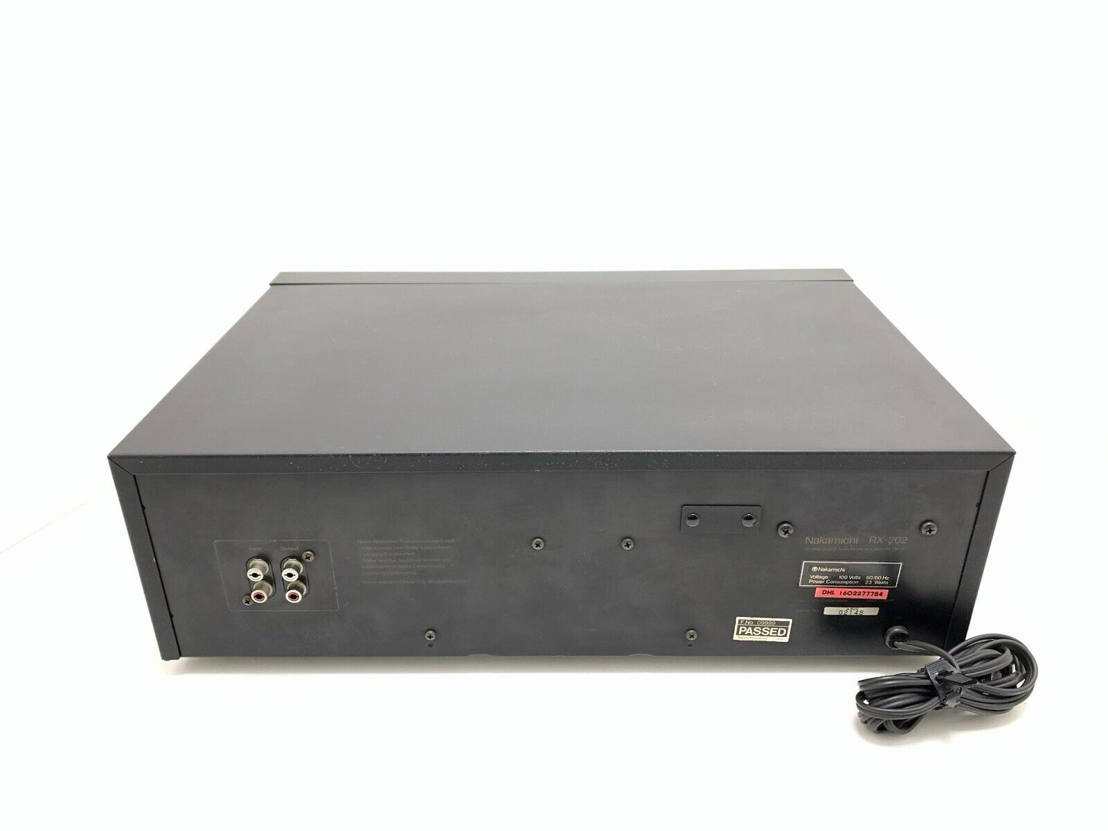 NAKAMICHI RX 202 AutoReverse 2 Head Cassette Vintage 1982 Hi End WORK Good Look