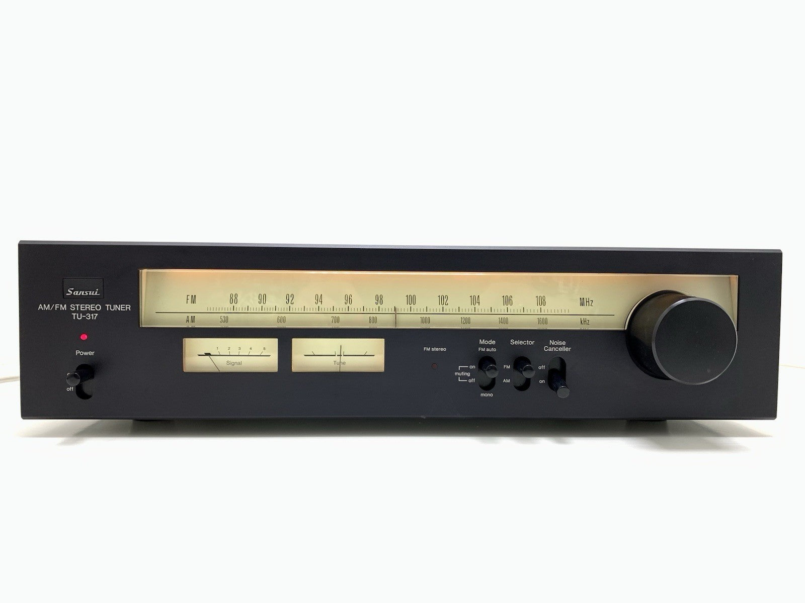 SANSUI TU 317 AM/FM Stereo Tuner Vintage 1978 High End Working 100% Good Look