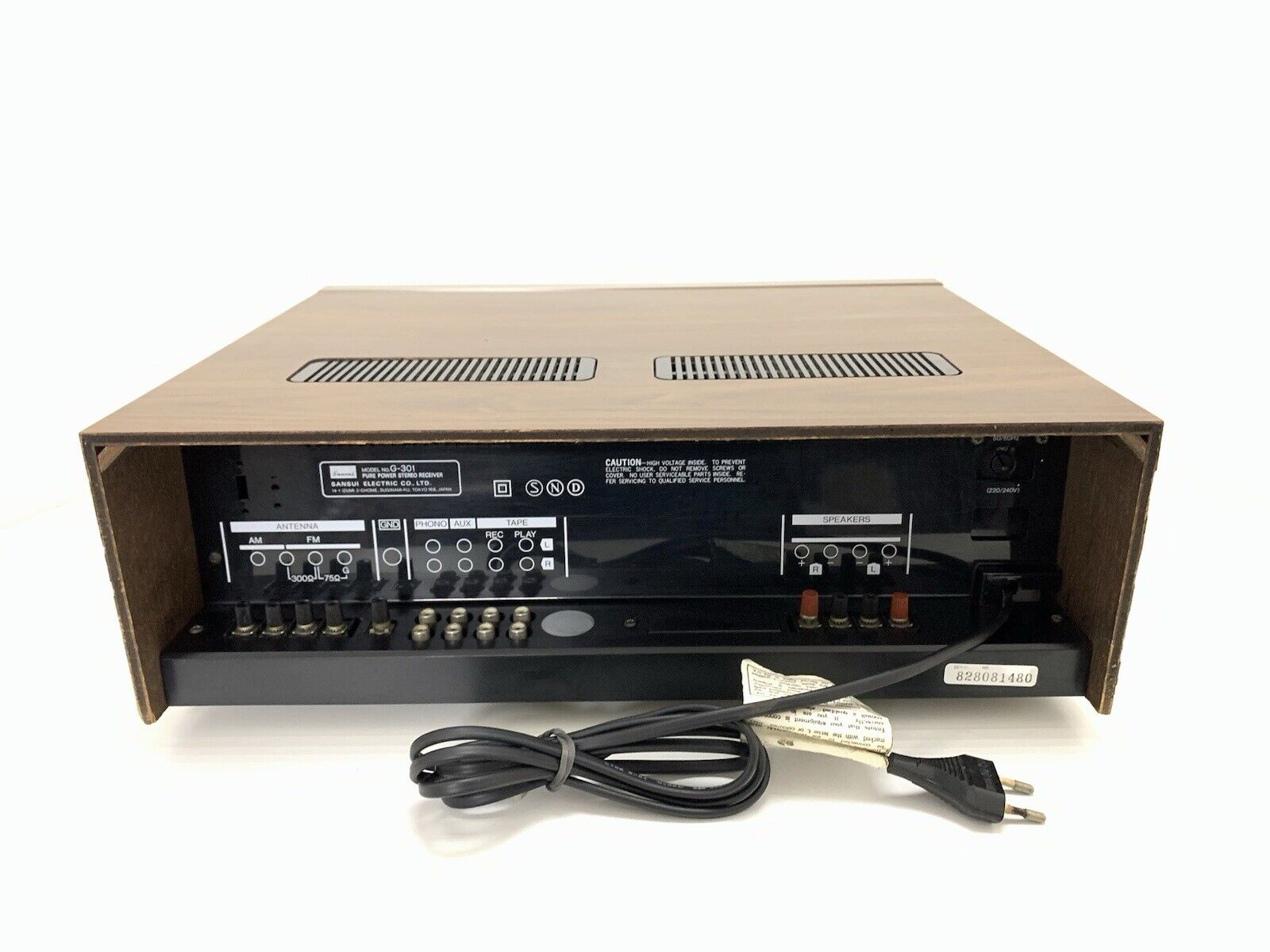 SANSUI G 301 / G-3000 Stereo Receiver 26+26Watts RMS Vintage 1978 WORK Good Look