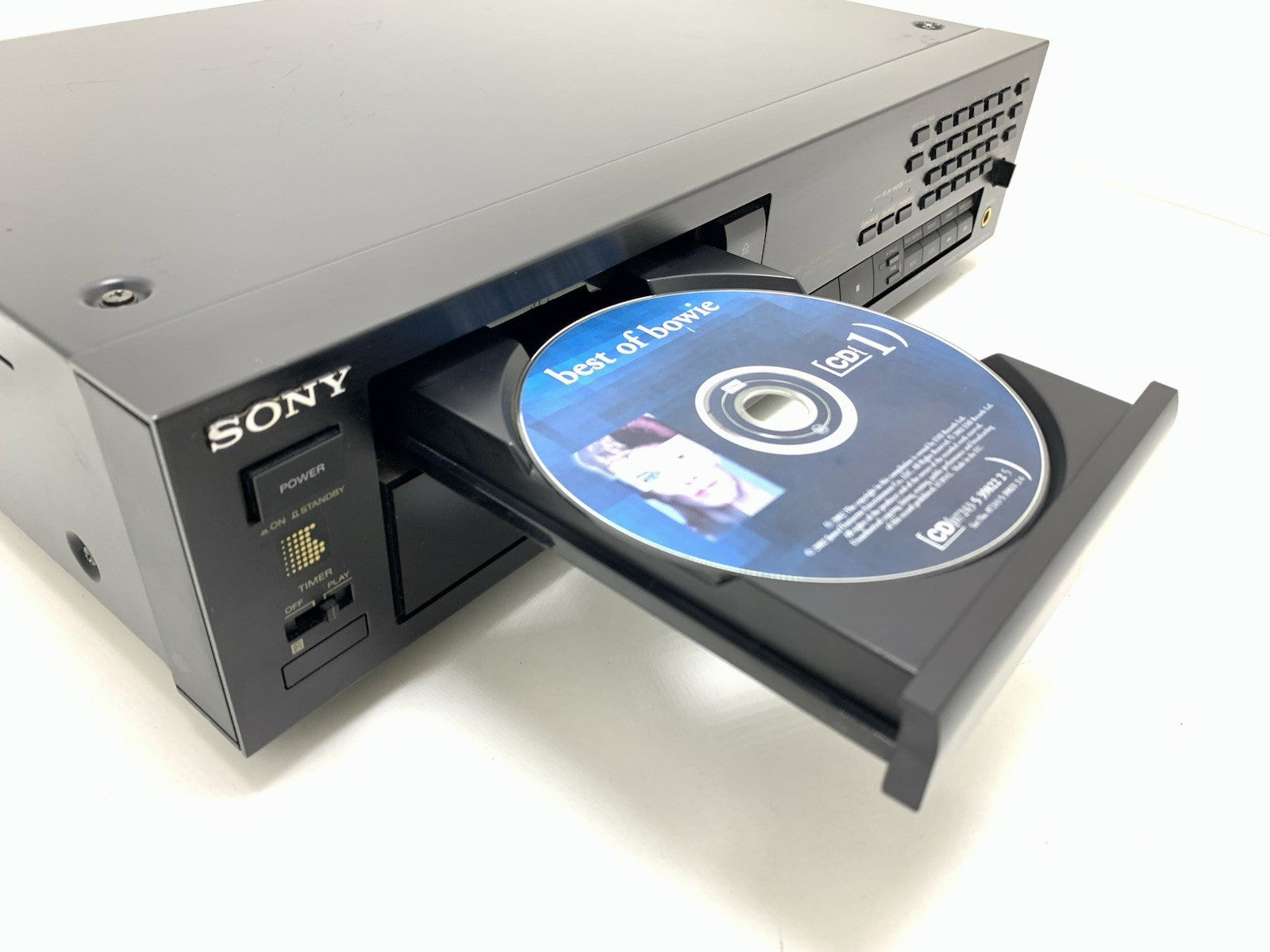 SONY CDP 791 Compact Disc CD Player HQ DAC CXD2552Q Vintage 1989 WORK Good Look