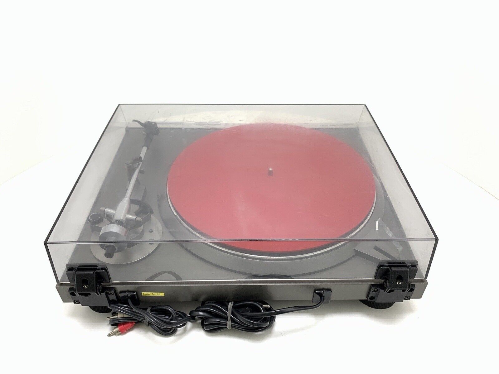 MITSUBISHI DP EC8 Quartz Logic Automatic Turntable Vintage 1981 Work Good Look