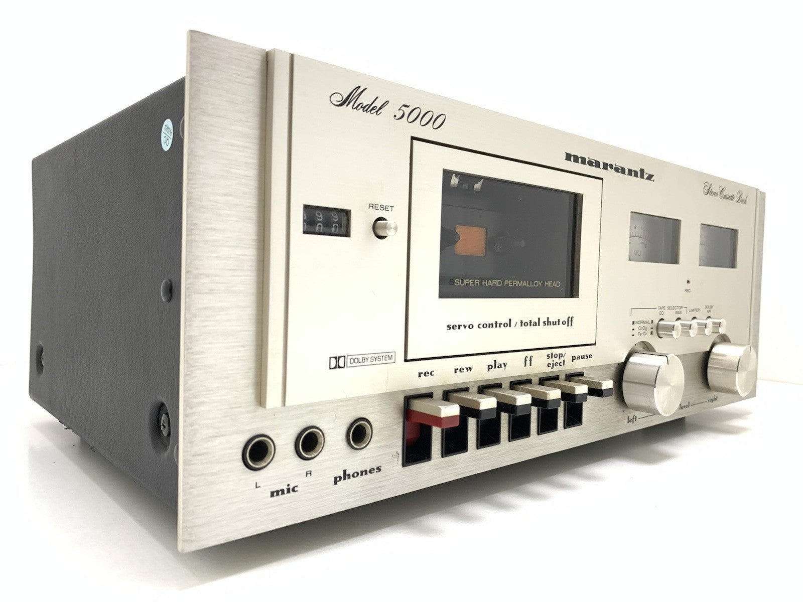 MARANTZ 5000 Stereo Cassette Tape Deck 2 Head Vintage 1978 Hi End WORK Good Look
