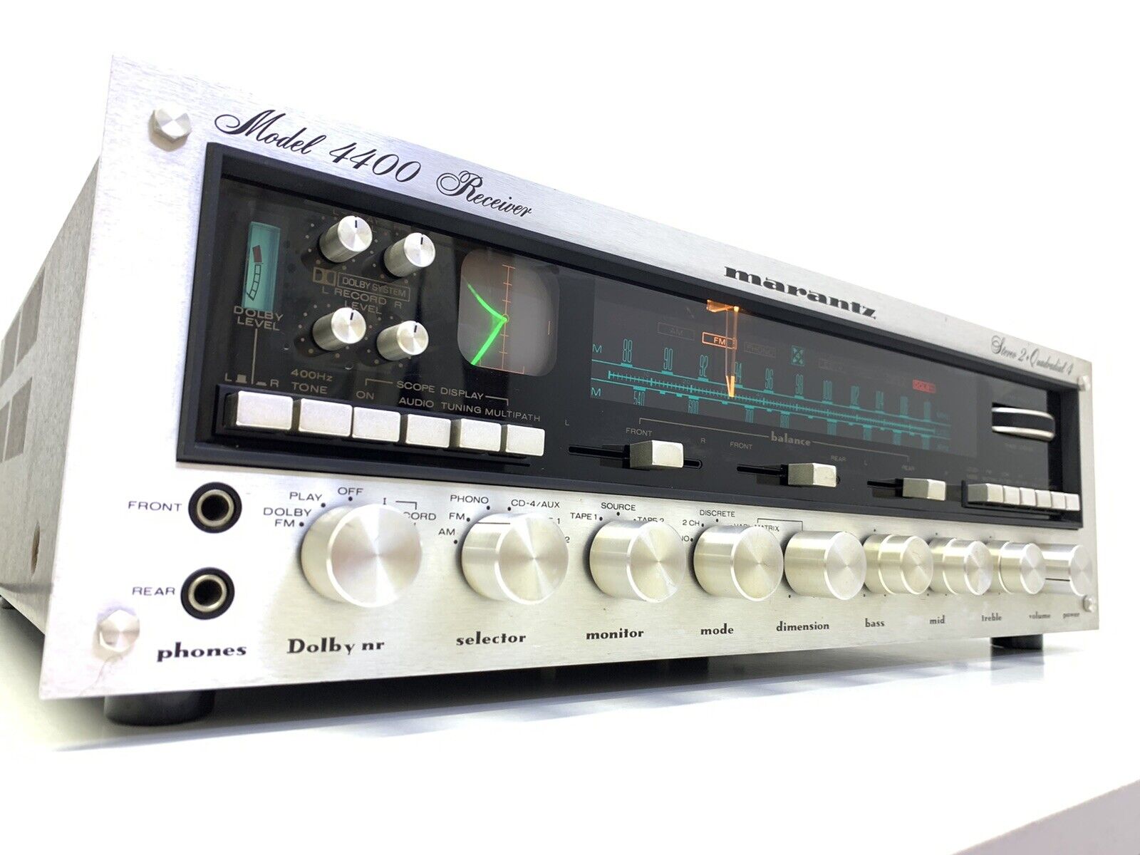 MARANTZ 4400 Stereo Quadradial Receiver 250Watts RMS Vintage 1976 RARE Good Look