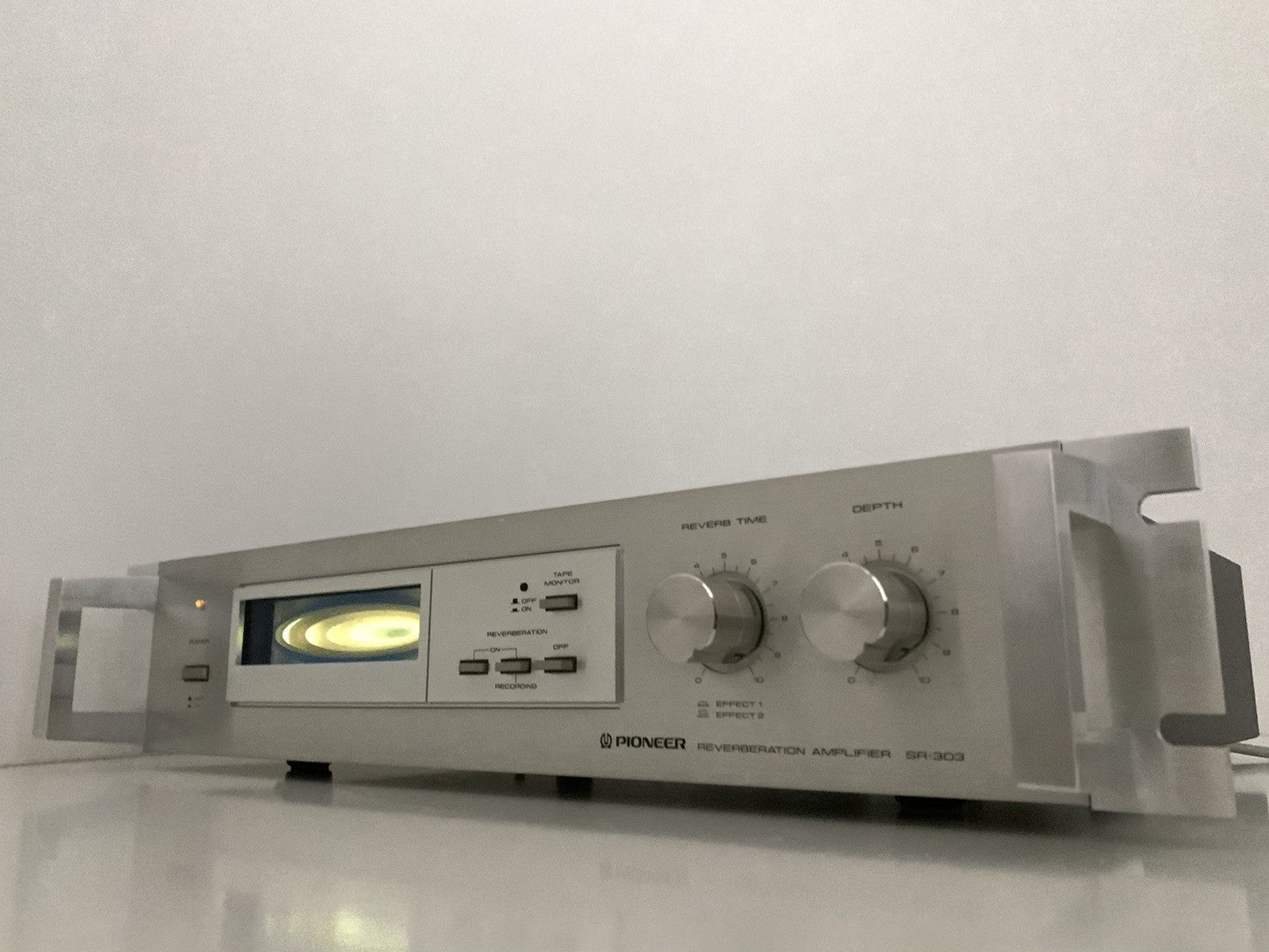 PIONEER Stereo REVERBERATION AMPLIFIER SR-303 RACK Vintage 1980 Work Good Look