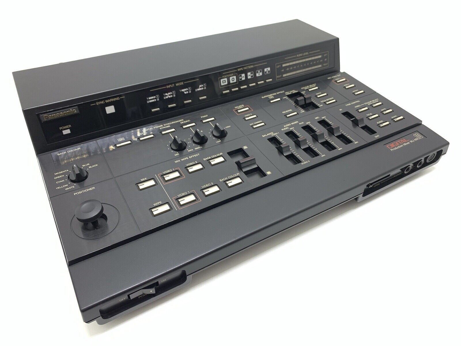 PANASONIC WJ-MX 10 Audio & Video Digital Production Mixer Vintage WORK Good Look