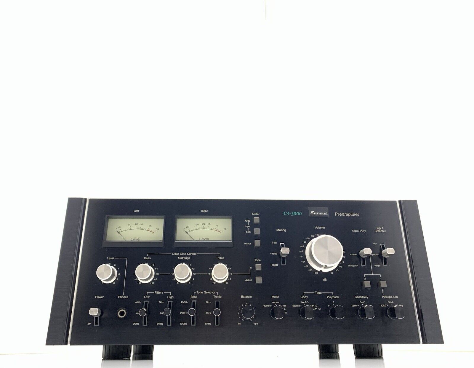 SANSUI CA 3000 Stereo Pre Amplifier Vintage 1975 High End WORK PERFECT Good Look