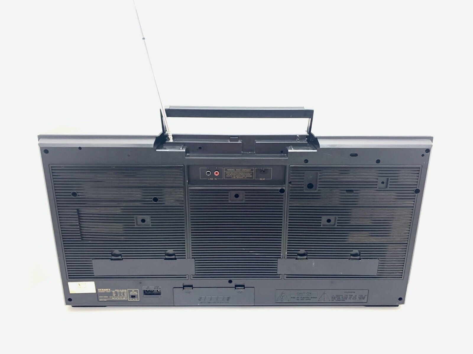 BOOMBOX Ghettoblaster MADONNA Radio Cassette Stereo DYNASTY ES555 Vintage WORK