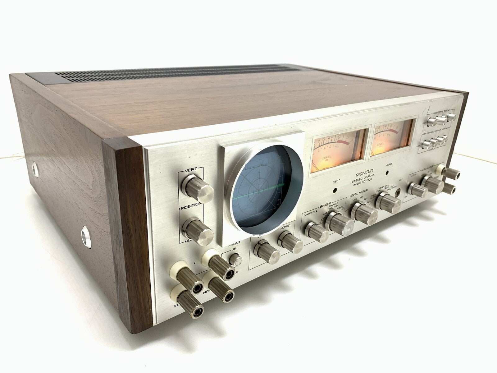 Original Wooden Cabinet for PIONEER SD-1100 Audio Scope RARE Vintage Good Look