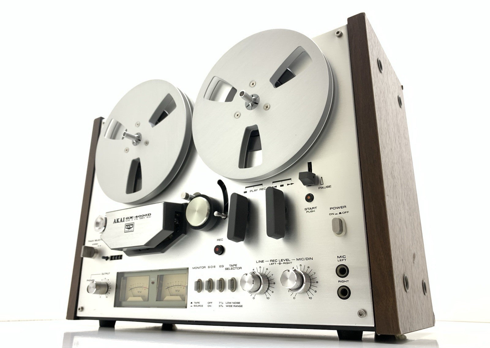 AKAI GX 4000D Reel to Reel Stereo 3Head 4 Track Tape Vintage 1976 WORK Good Look