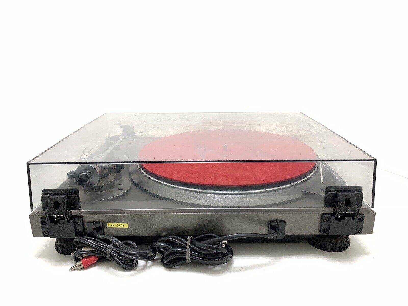 MITSUBISHI DP EC8 Quartz Logic Automatic Turntable Vintage 1981 Work Good Look