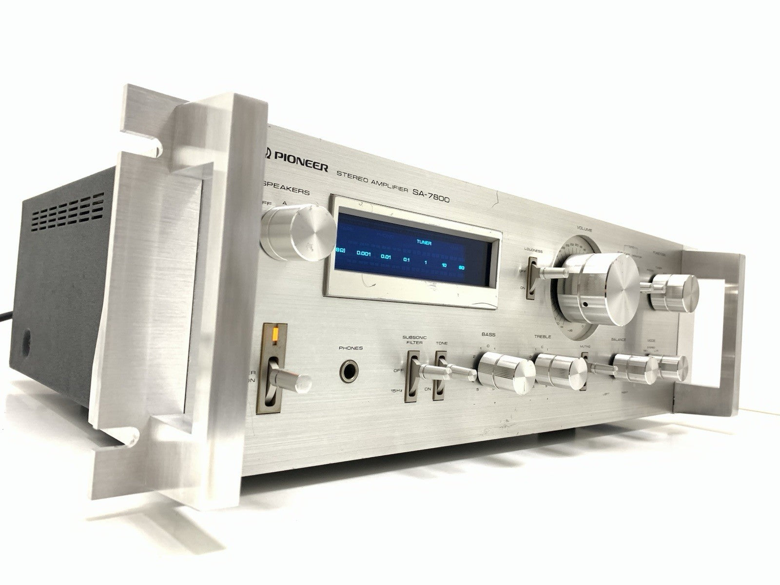 PIONEER SA 7800 RACK Stereo Amplifier 130 W RMS Blue Line Vintage 1979 WORK GOOD