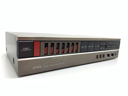 AIWA GX-110 Stereo Pre Amplifier Vintage with Equalizer Vintage 1984 GOOD LOOK