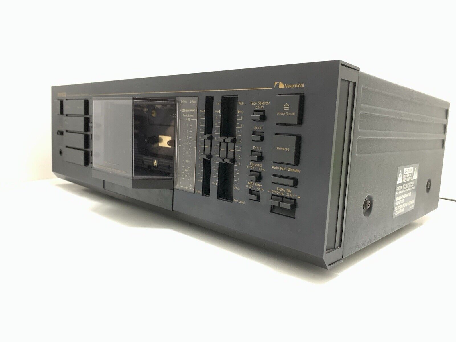 NAKAMICHI RX 202 AutoReverse 2 Head Cassette Vintage 1982 Hi End WORK Good Look