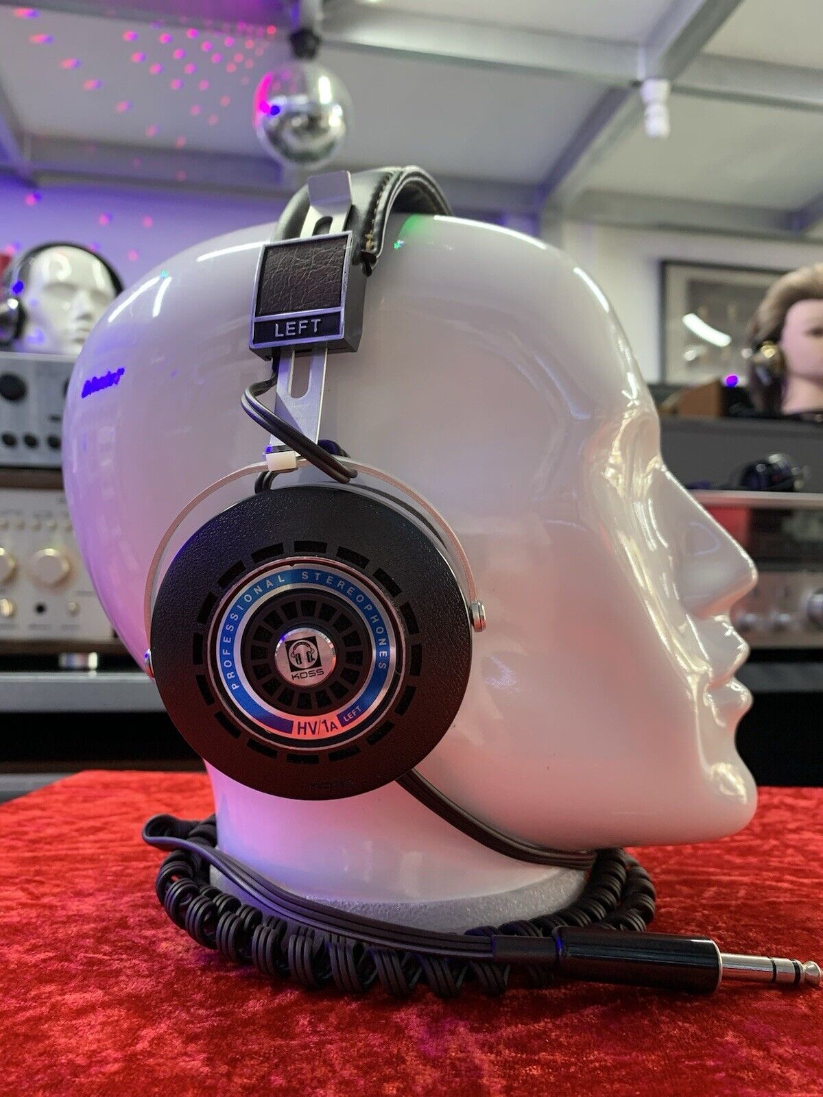 KOSS HV 1A Headphones LEGENDARY Very Rare Vintage 1974 Refurbished Good Look