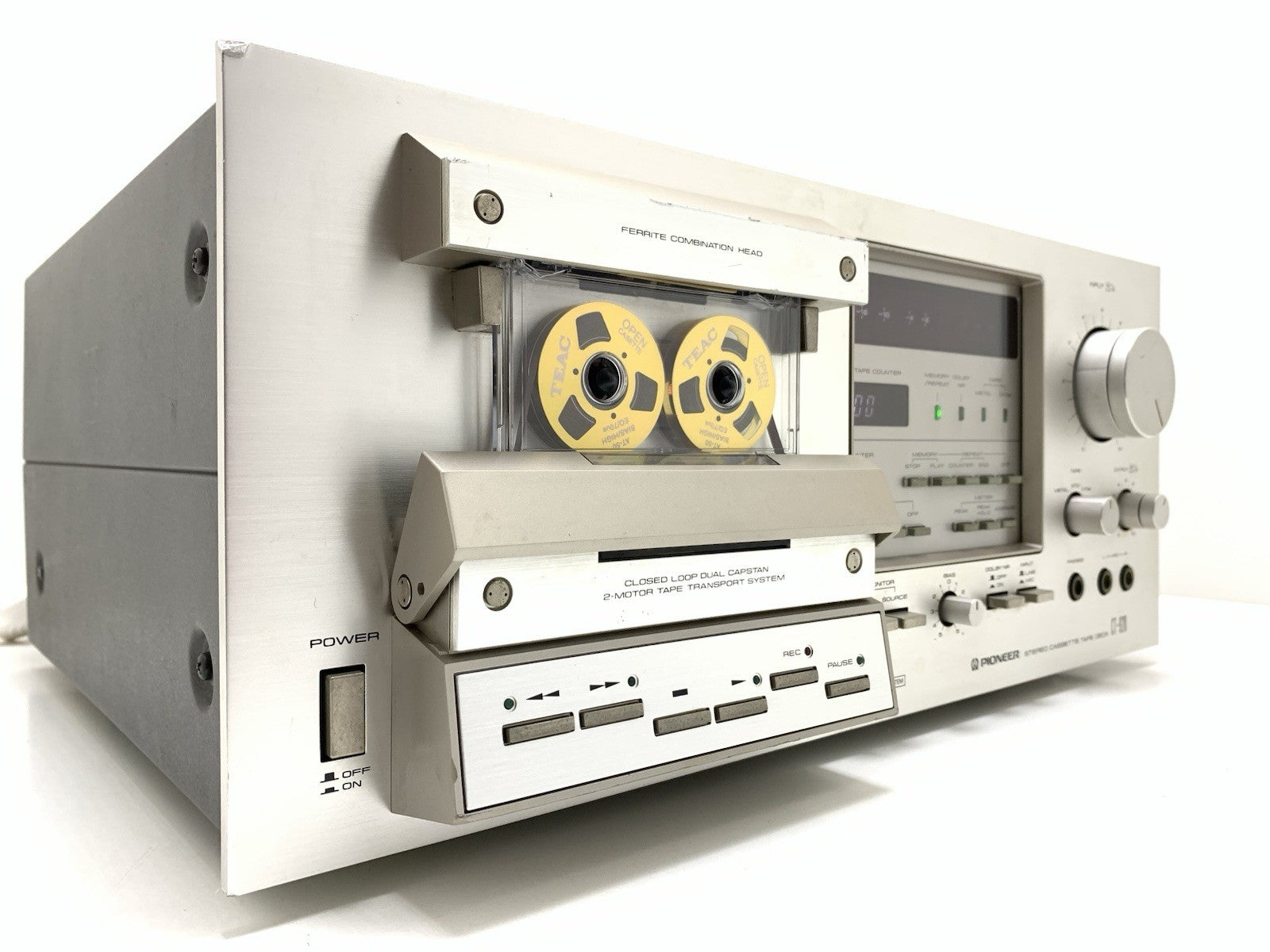 PIONEER CT 920 ( CT-F950 ) 3 Head Stereo Tape Deck Cassette 1979 WORK Good Look