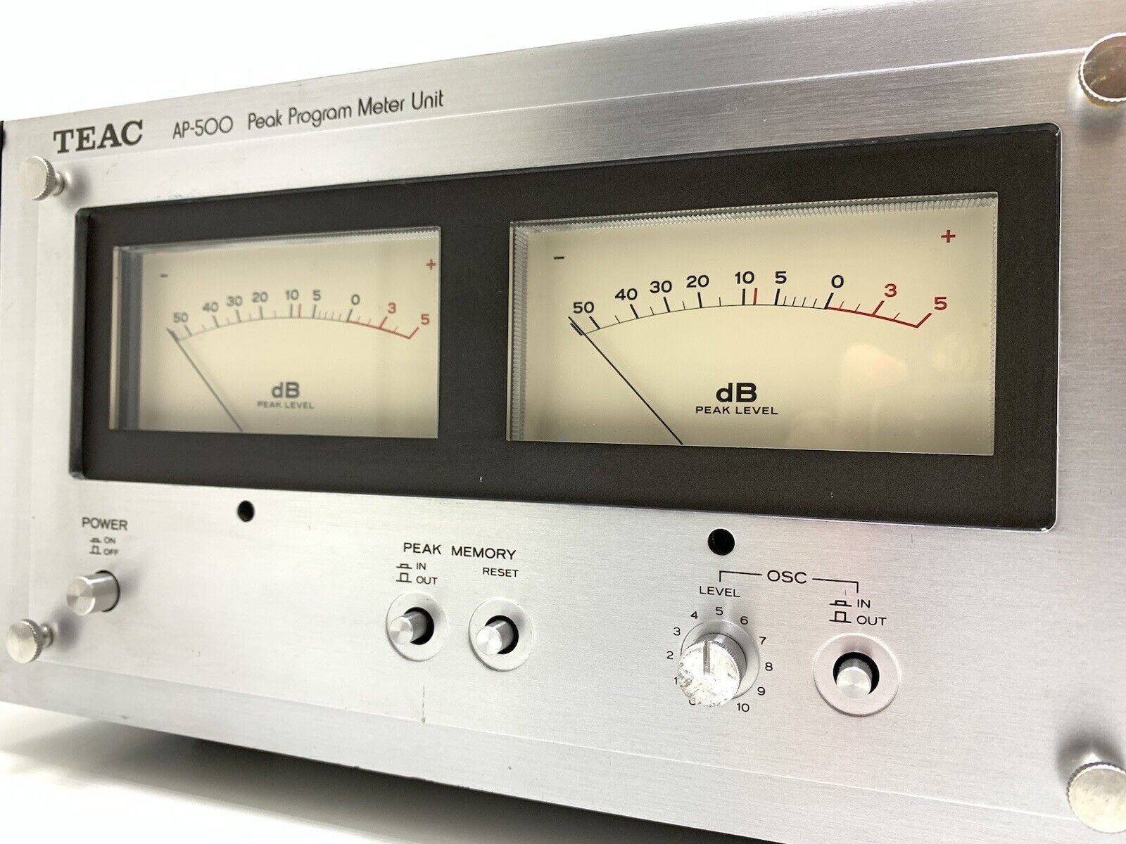 TEAC AP-500 Very RARE Peak Program Meter Unit Vintage 1977 Hi End WORK Good Look