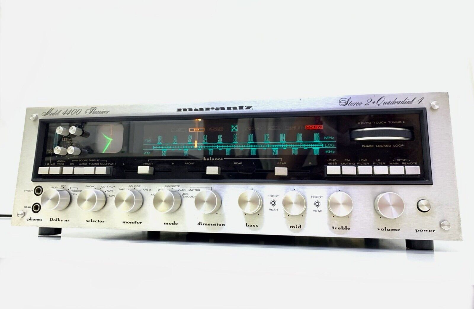 MARANTZ 4400 Stereo Quadradial Receiver 250Watts RMS Vintage 1976 RARE Good Look