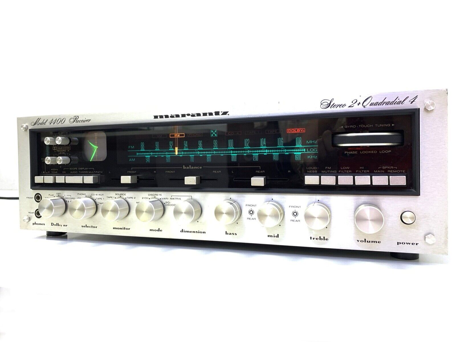 MARANTZ 4400 Stereo Quadradial Receiver 250Watts RMS Vintage 1976 RARE Good Look