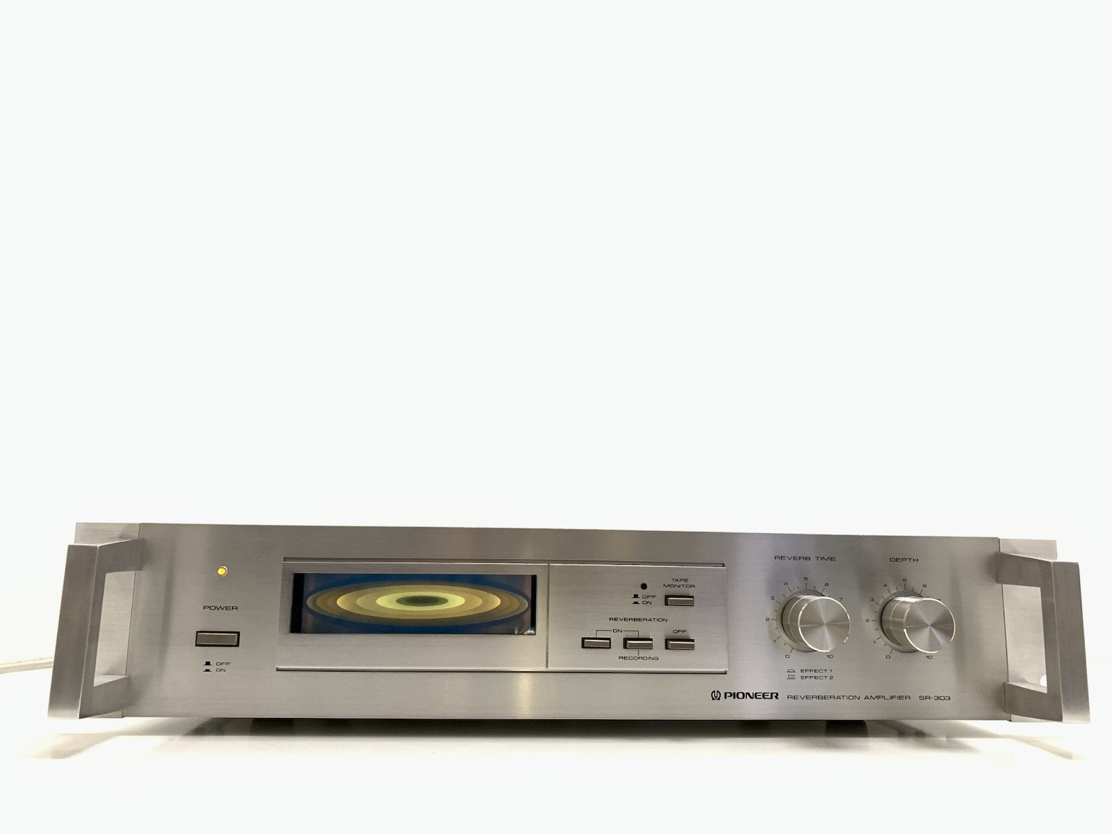 PIONEER Stereo REVERBERATION AMPLIFIER SR-303 RACK Vintage 1980 Work Good Look