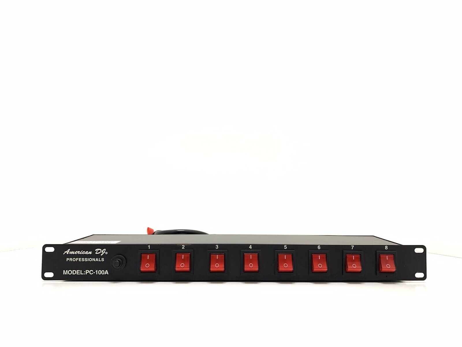 ADJ American DJ PC-100A 8-Switch ON/OFF Lighting A/C Power Center 120V/60Hz RACK
