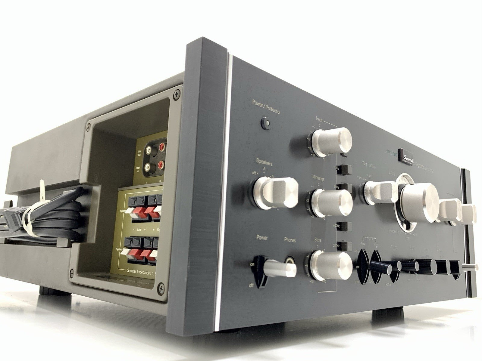 SANSUI AU-9900 RARE Stereo Amplifier 80+80 Watts RMS Vintage 1975 Work GOOD LOOK