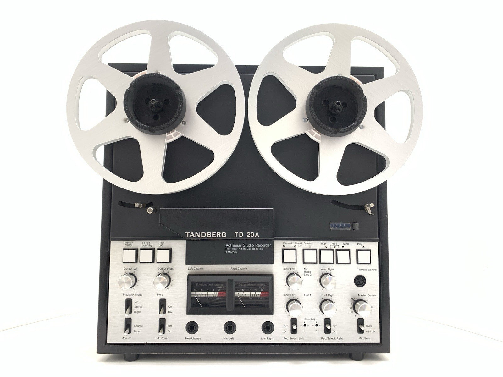 TANDBERG TD 20A Open  Reel 4 Track 10" Tape Vintage 1978 Original WORK Good Look