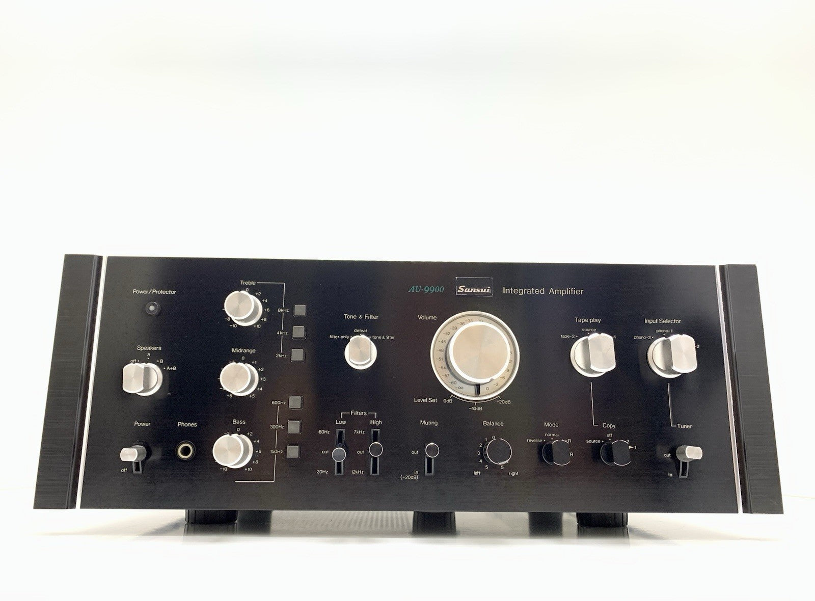SANSUI AU-9900 RARE Stereo Amplifier 80+80 Watts RMS Vintage 1975 Work GOOD LOOK